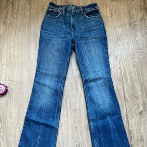 Abercrombie 70’s vintage flare ultra high rise jeans size 27 short